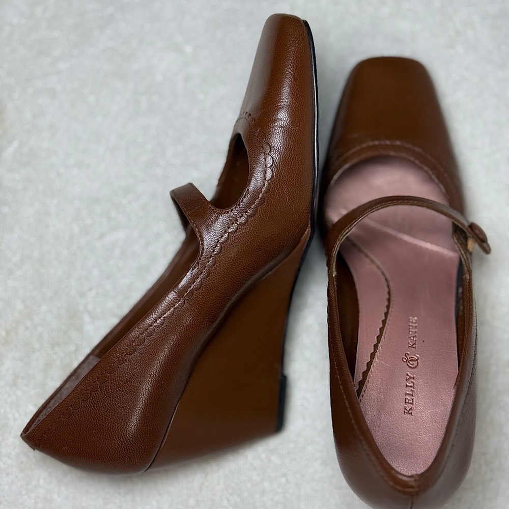 Kelly & Katie, Brown Wedge, 6M